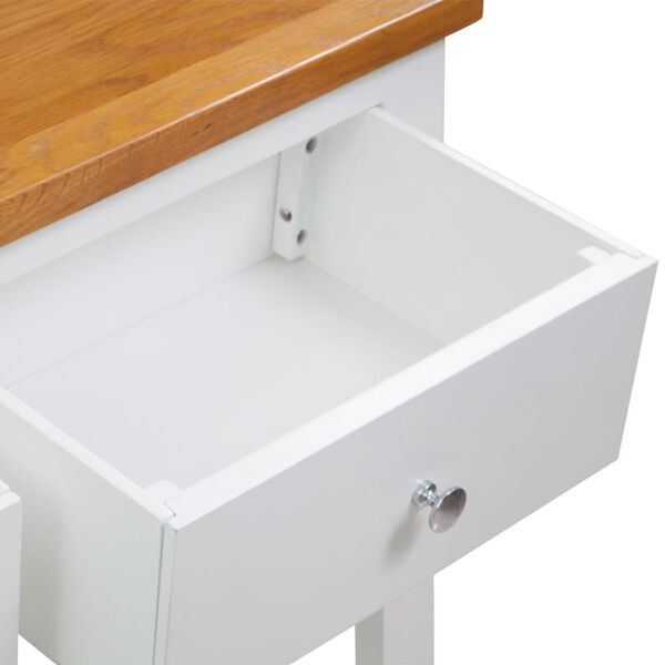 vidaXL konsoollaud 83 x 30 x 73 cm tammepuit