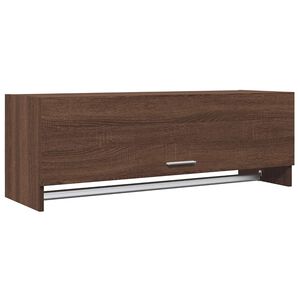 vidaXL garderoob, pruun tamm, 100x32,5x35 cm, tehispuit