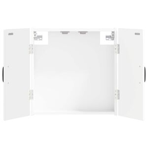 vidaXL Dartboardi kapp UTRECHT Valge 52,5 x 10,5 x 53,5 cm Tehispuit