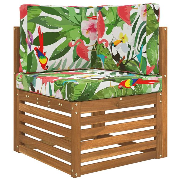 vidaXL V&auml;lim&ouml;&ouml;blitugi patja 3 pcs v&auml;rviline Pol&uuml;ester