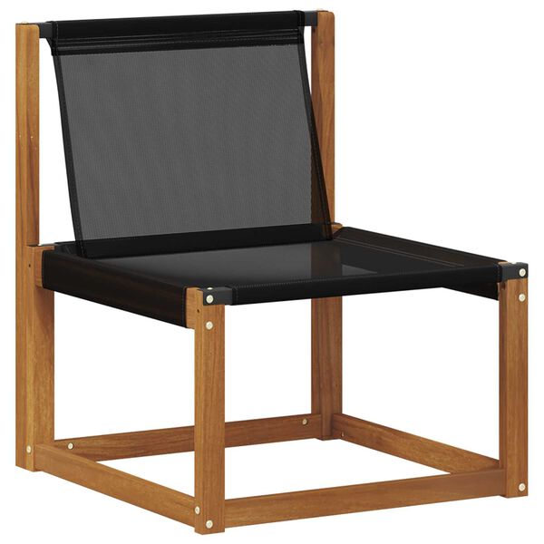 vidaXL V&auml;li diivanikomplekt padjaga 3 pcs Looduslik ja must