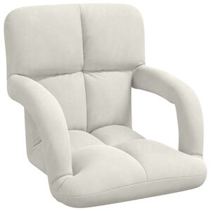 vidaXL P&otilde;randatool cream 58 x 62 x 58 cm Samet