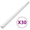 vidaXL kaablikanal 50x25 mm 30 m PVC