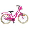 vidaXL Laste Bike 24 Tolli 8-12 aastastele Tumepink