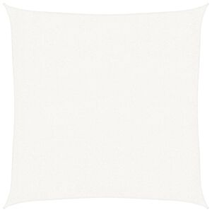 vidaXL HDPE p&auml;ikesepuri HDPE kandiline, 3,6 x 3,6 m valge