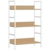 vidaXL 3-korruseline raamaturiiul tamm 60x27,6x90,5 cm, tehispuit