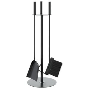 vidaXL 4-osaline kaminat&ouml;&ouml;riistade komplekt 22 x 59 cm terasest