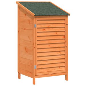vidaXL Aiashed katusega Pruun 59 x 56 x 113,5 cm Tugev kuusepuit