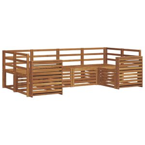 vidaXL Nurgadiivanikomplekt 6 pcs Neutraalne