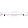 vidaXL bungee nöör helkurribade ja konksudega 50 tk, 38 cm