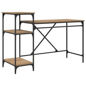 vidaXL Laud K&auml;sit&ouml;&ouml;puu 135 x 50 x 90 cm Tehispuit