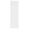 vidaXL seinariiul, valge, 75x16x55 cm, tehispuit