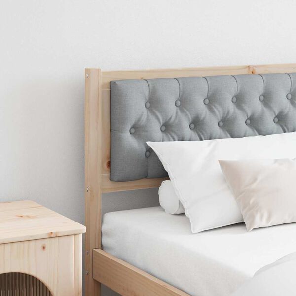 vidaXL Peats Muu Pruun ja helehall 200 cm M&auml;nnipuit