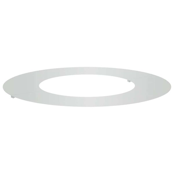 vidaXL sobiv lame puu rõngale Hõbedane Ø40 / 70 cm Tsingitud teras