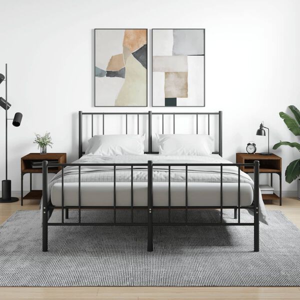 vidaXL öökapid 2 tk, pruun tamm, 40 x 41 x 50 cm, tehispuit