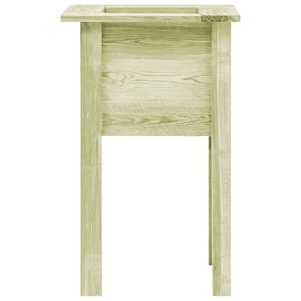 vidaXL taimelava jalgadega 50 x 50 x 80 cm, immutatud saepuit