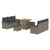 vidaXL Aia Diivanikomplekt padjaga ladustamisega 9 pcs Hall