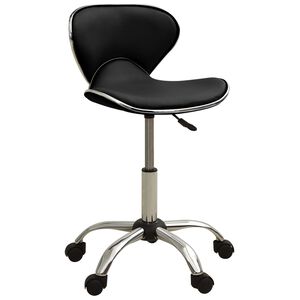 vidaXL kontoritool, must, kunstnahk