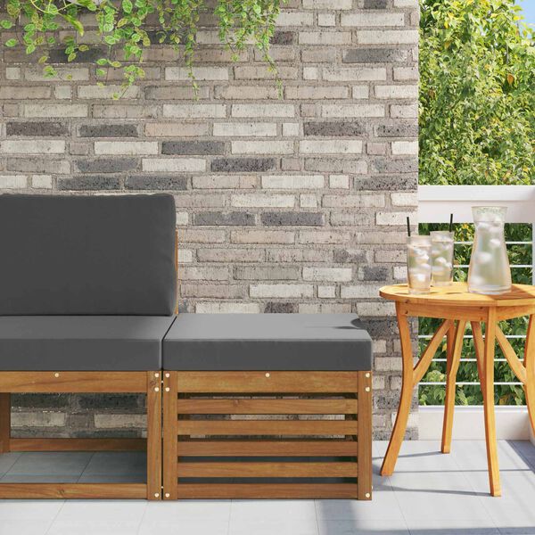 vidaXL V&auml;li jalatoed Tugev akatsiapuu Neutraalne