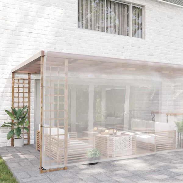 vidaXL L&auml;bipaistev Present aasadega 5x12 m Pol&uuml;et&uuml;leen