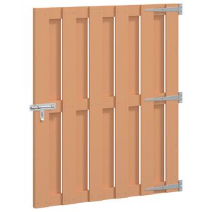 vidaXL Aia aed 100 x 112 cm WPC ja Alumiinium Pruun