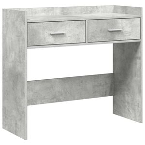 vidaXL Konsoollaud Betoonhall 90 x 35 x 80 cm Tehispuit