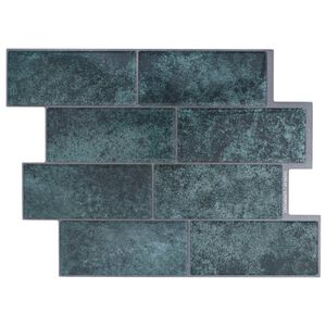 vidaXL Subway plaat 50 tk Sinine roheline 29 x 21 cm