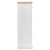 vidaXL Garderoobikapp sahtliga Valge 101 x 52 x 170 cm Tahke m&auml;nd