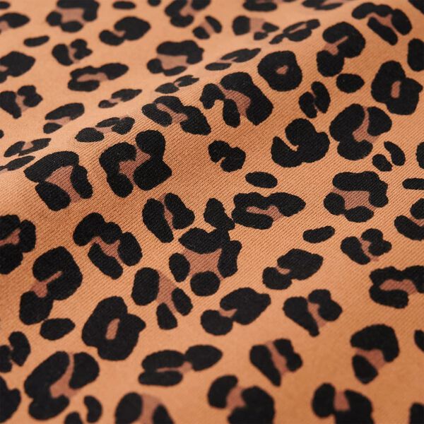 Laste dressipluus, hele konjakipruun, 92