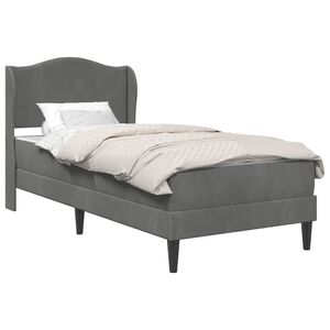vidaXL Voodi raam peaga Tumehall 90 x 190 cm Samet