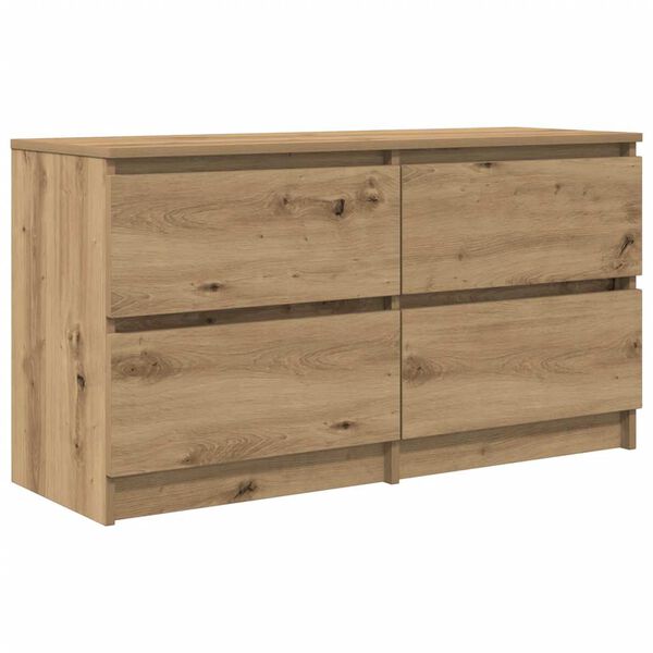 vidaXL telerikapp Artisan Oak 100x35x54 cm Engineered Wood