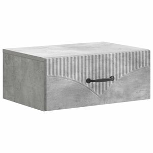 vidaXL Seinale kinnitatav &ouml;&ouml;tis Betoonhall 49 x 34,5 x 20 cm Tehispuit