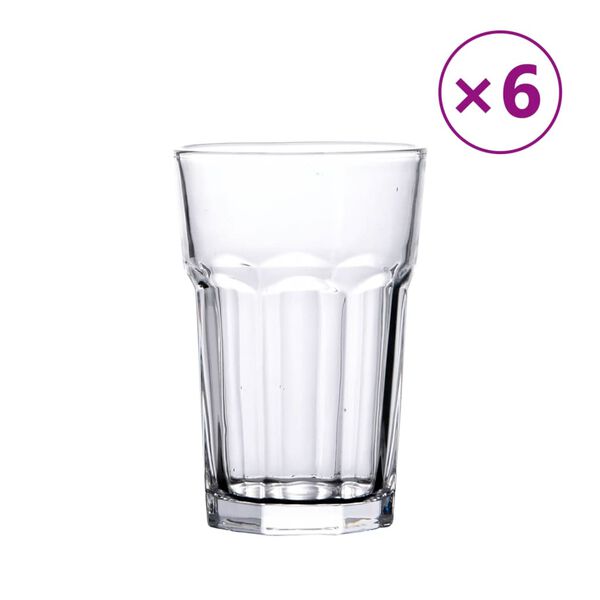 vidaXL klaasid 6 tk, 415 ml