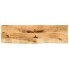 vidaXL lauaplaat, 120x30x3,8 cm, naturaalsete servadega, mangopuit