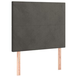 vidaXL peatsiplaat, tumehall, 80 x 5 x 118/128 cm, samet