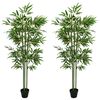 vidaXL Tehisbambuse Puud 2 pcs Roheline 45 x 18 x 175 cm