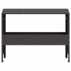 vidaXL Loomade Söömingulihv Must 79 x 35 x 62 cm Külmvalsitud teras