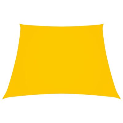 vidaXL oxford-kangast päikesepuri, trapets, 2/4x3 m m, kollane