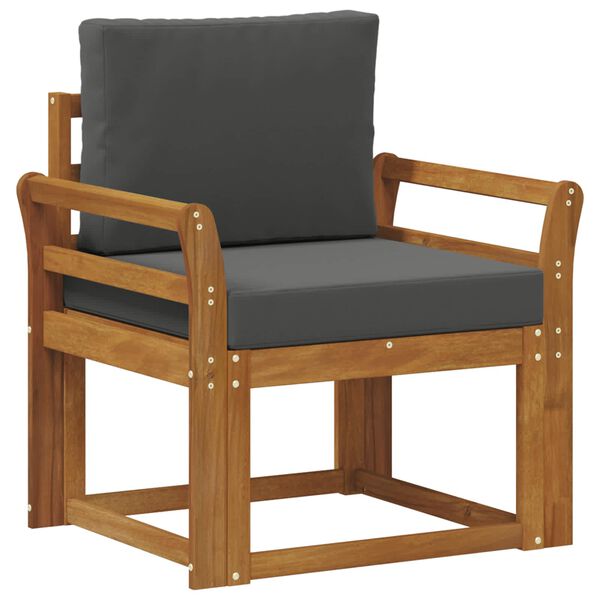 vidaXL &Otilde;uesohva Tugev akaatsiapuit ja pol&uuml;ester Neutraalne