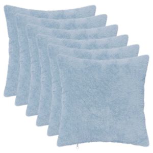 vidaXL Diivanipadi 6 tk HEERLEN Helesinine 30 x 30 cm Vale k&uuml;&uuml;liku