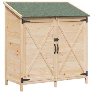 vidaXL Aiashed Naturaalne 106 x 56 x 113,5 cm Tugev kuusepuit