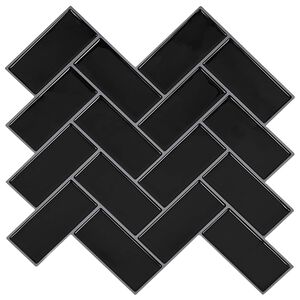 vidaXL Kalasaba plaat 10 tk Must 30 x 30 cm Pol&uuml;uretaan ja PET