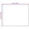 vidaXL telgimatt 400 x 500 cm antratsiithall