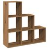 vidaXL ruumijagaja 3 korrust, k&auml;sit&ouml;&ouml;tamm, 99x29x99 cm, tehispuit