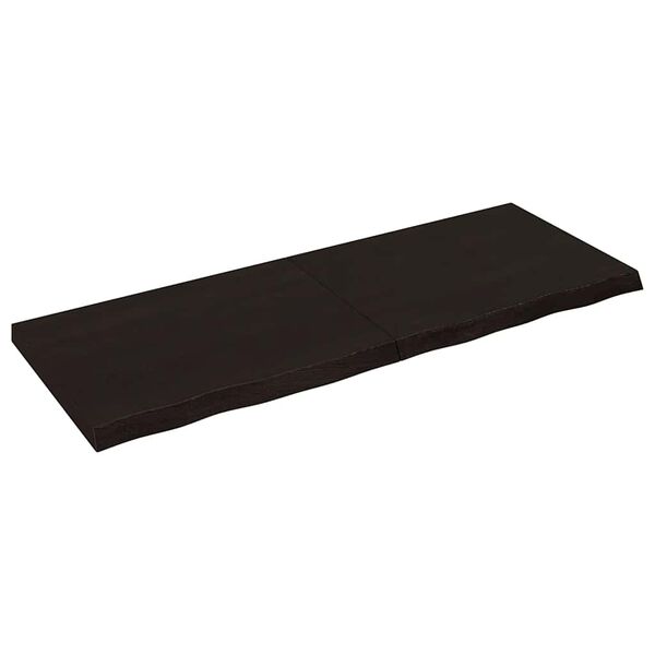 vidaXL vannitoa tasapind, tumepruun, 160x60x(2-6)cm töödeldud täispuit