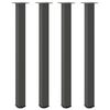 vidaXL baarilaua jalad 4 tk, antratsiithall, 110–112 cm, teras