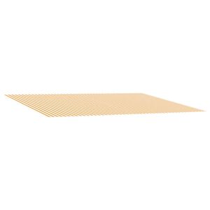 vidaXL Varikatuse asenduskangas Kollane ja Valge 350 x 250 cm
