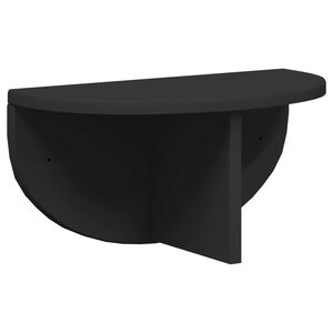 vidaXL Seinariiul Seinale kinnitatav Must 38 x 19 x 19 cm Tehispuit