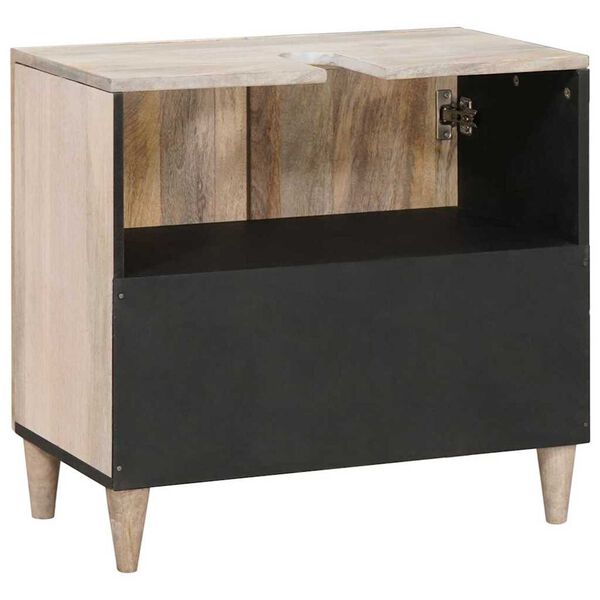 vidaXL Vannitoa kapp Seinale kinnitatav uksega Valge 62 x 33 x 58 cm