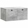 vidaXL Rippuv TV kapp Betoonhall 59,5 x 41 x 30 cm Tehispuit